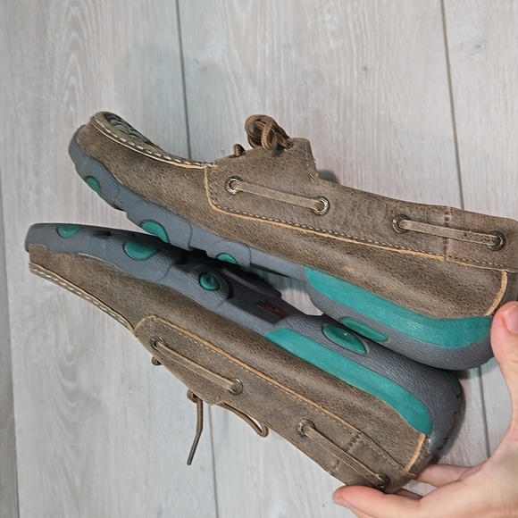 Twisted X Women Loafers with Textured Design Moc Flats Shoes Sz 9M - Picture 8 of 11